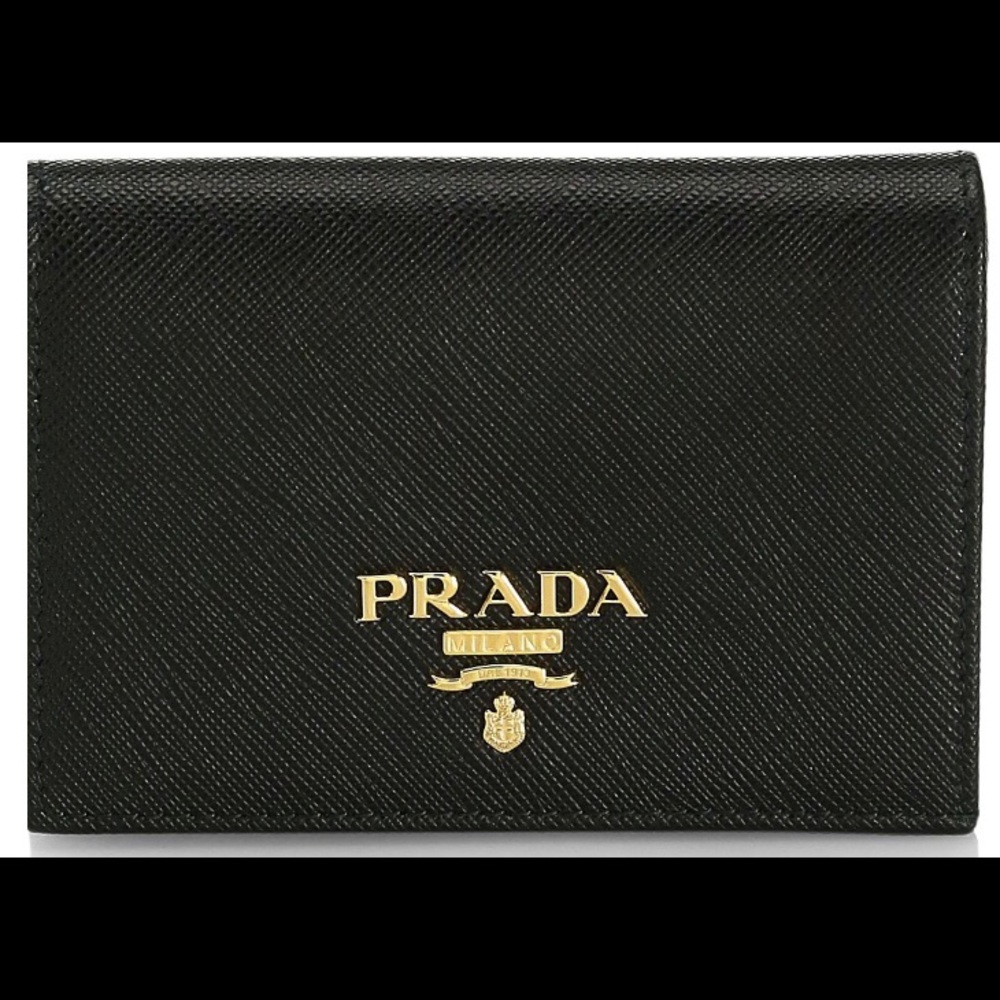 Prada Saffiano Leather French Wallet